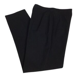 VTG Ann Taylor Wool Classic Black Dress Pants Trousers Slacks 4 Career Pockets